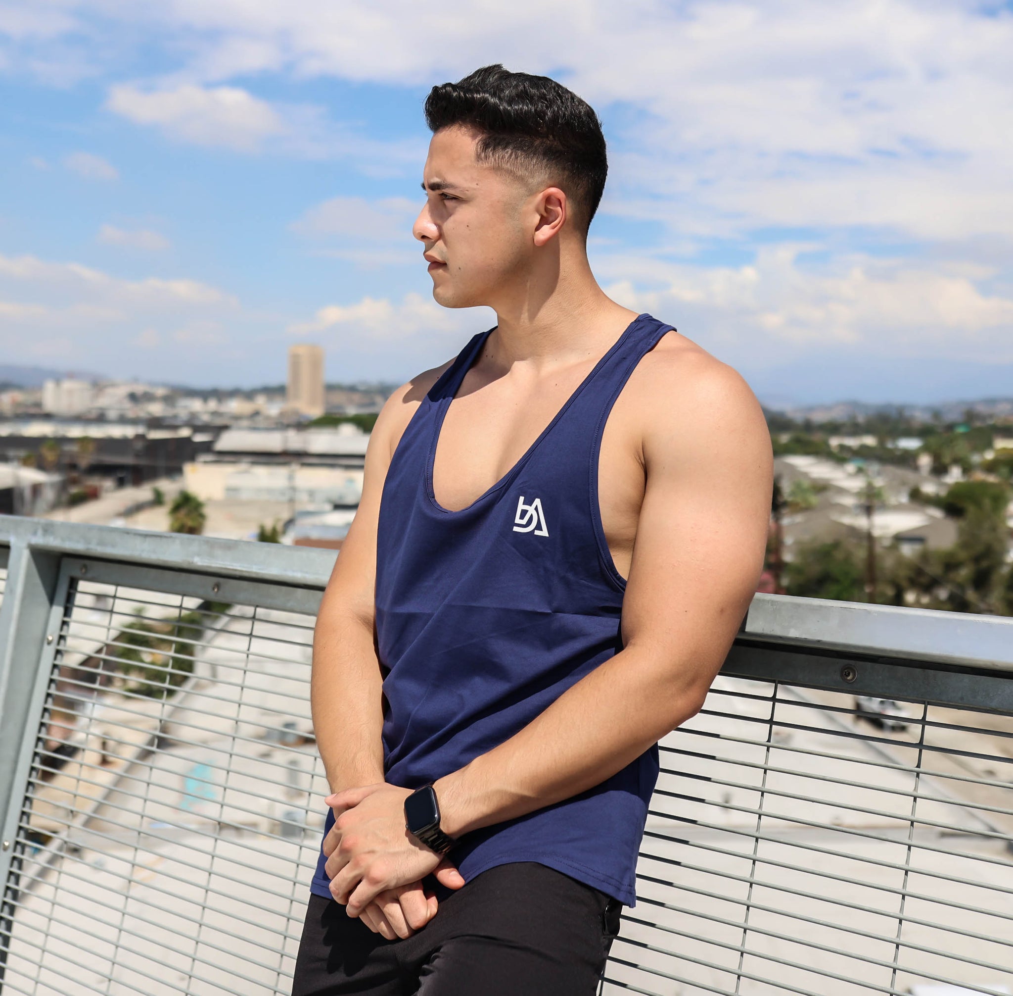 AKTIVATED TANK/ NAVY BLUE