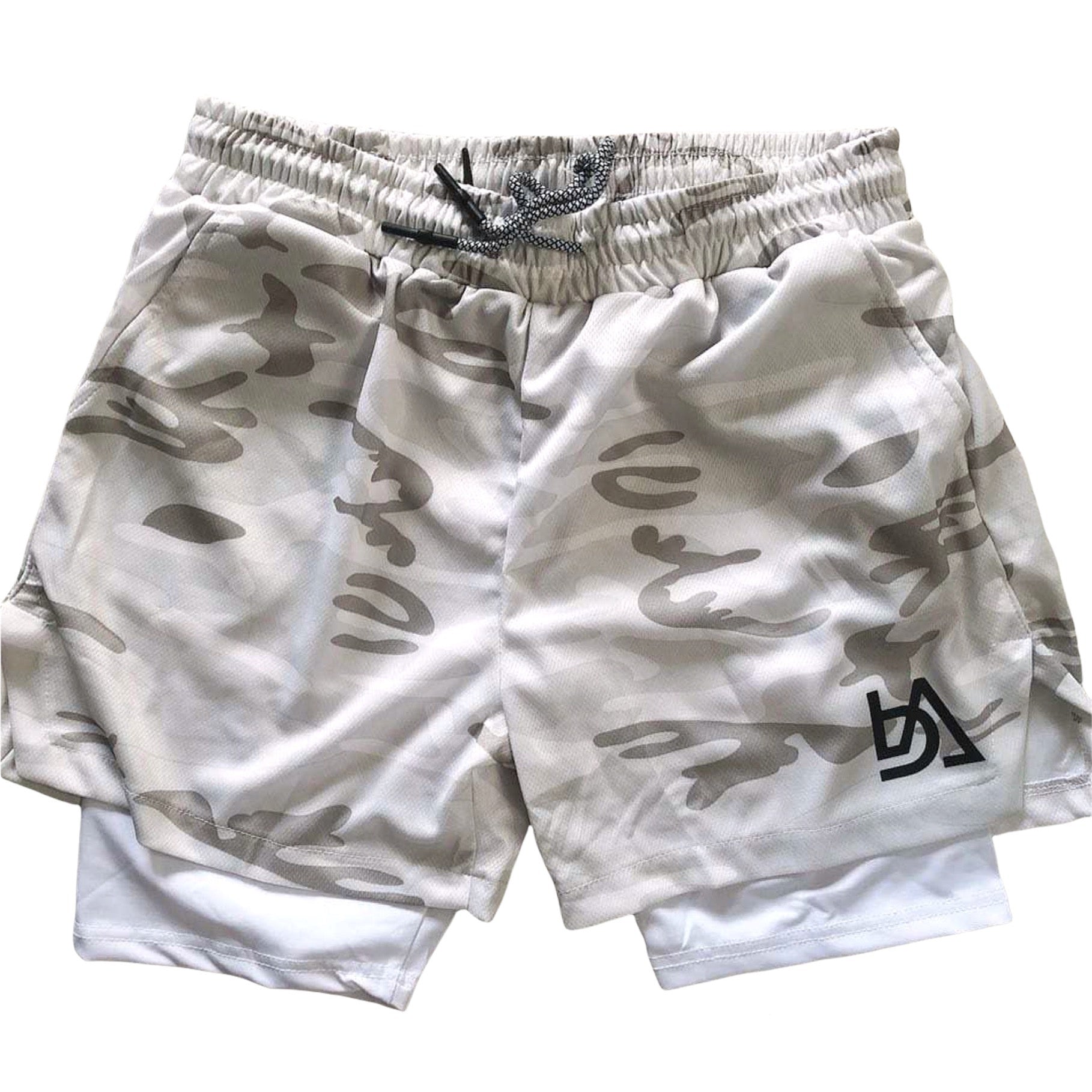 COMPRESSION SHORTS/ WHITE CAMO