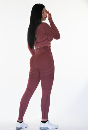 ULTRA SEAMLESS SET/ MAUVE PINK