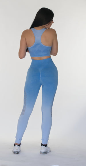 PEACHY SEAMLESS SET/ BLUE