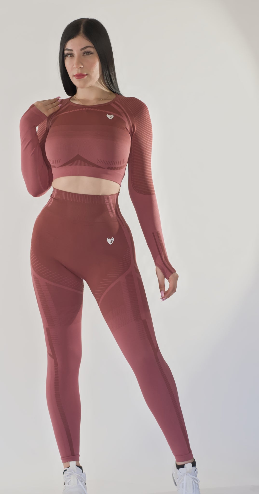 ULTRA SEAMLESS SET/ MAUVE PINK