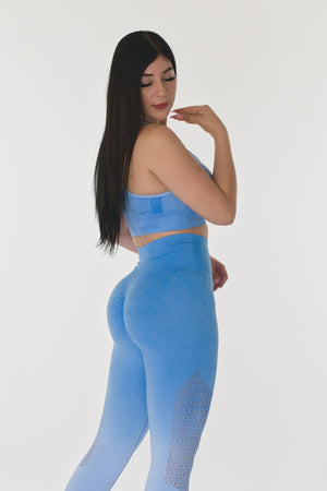 PEACHY SEAMLESS SET/ BLUE